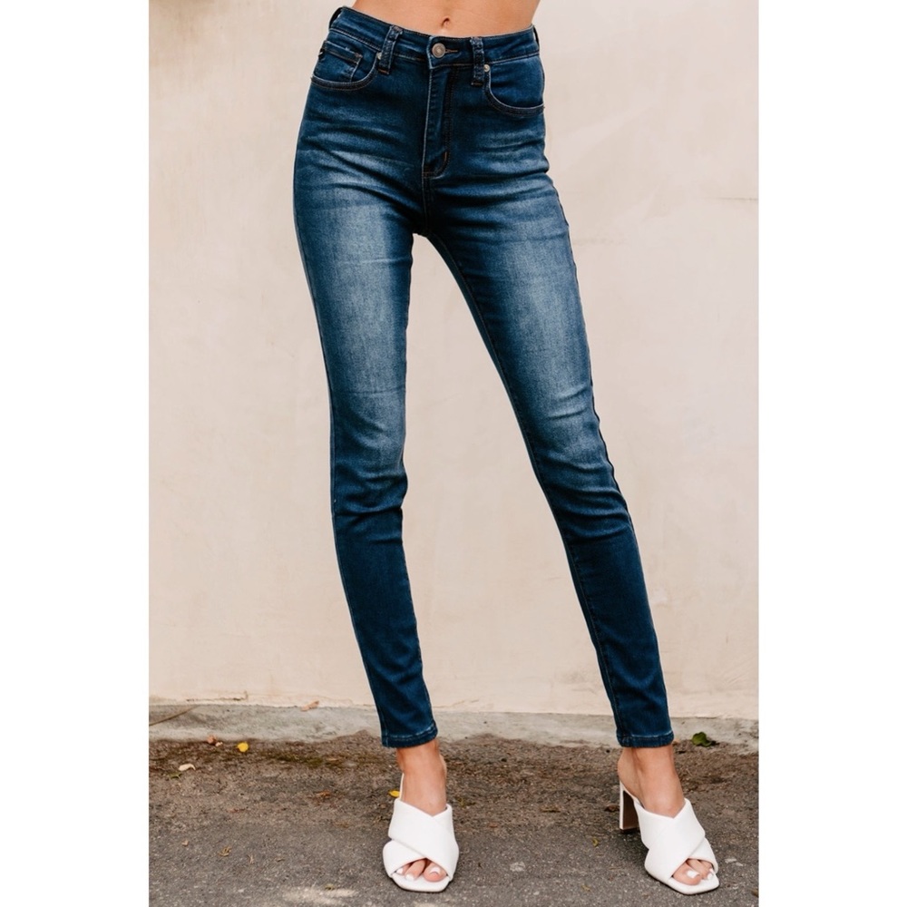 Kancan Dark Wash Skinny Jeans